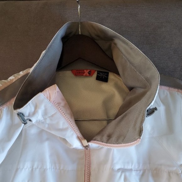 Izod White Spring Rain Jacket - Picture 4 of 8